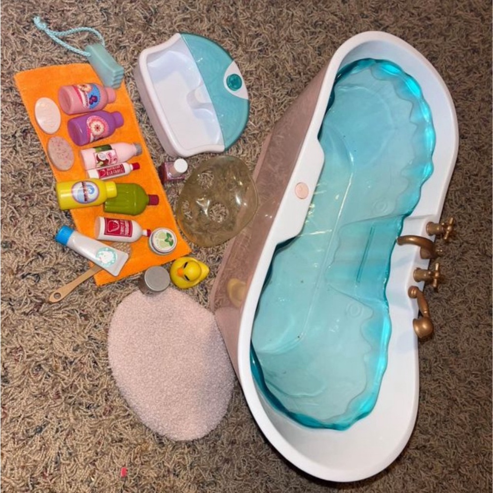 American girl doll bath tub